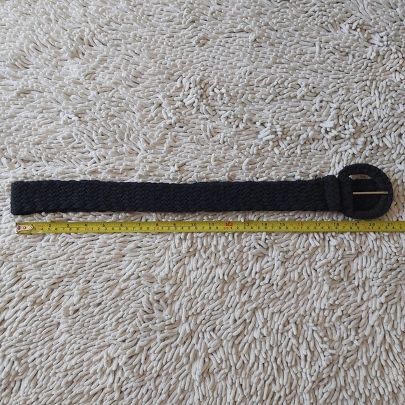 Unbranded black cotton woven belt - Picture 3 of 4